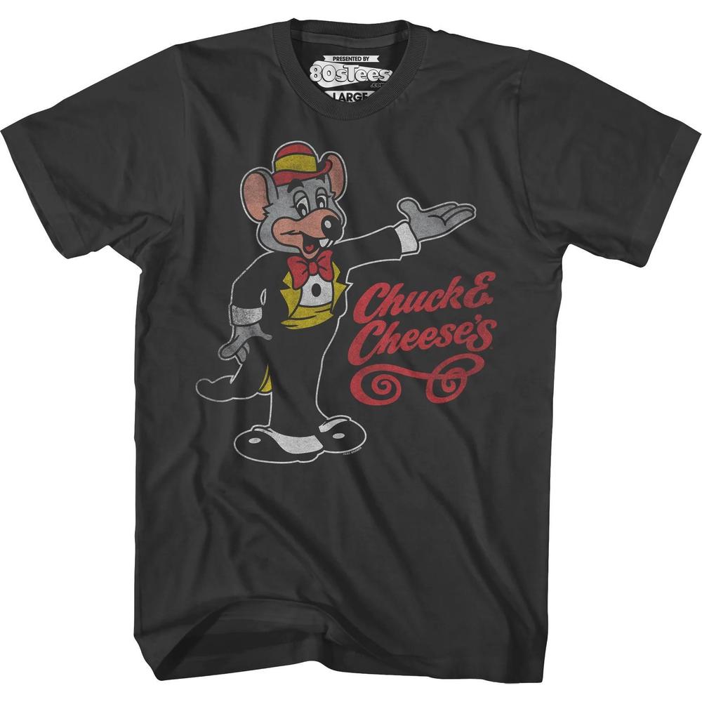 Retro Distressed Chuck E Cheese Tshirt